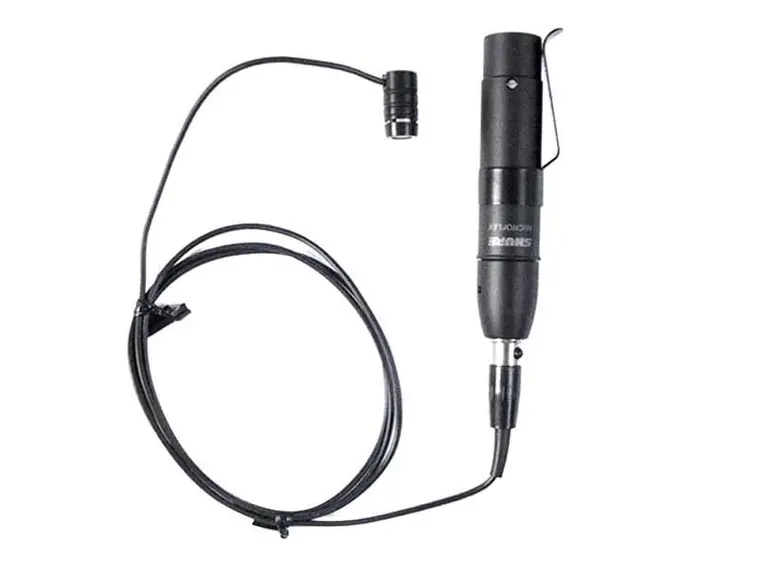 Shure MX184 lavalier condenser supercardioid 